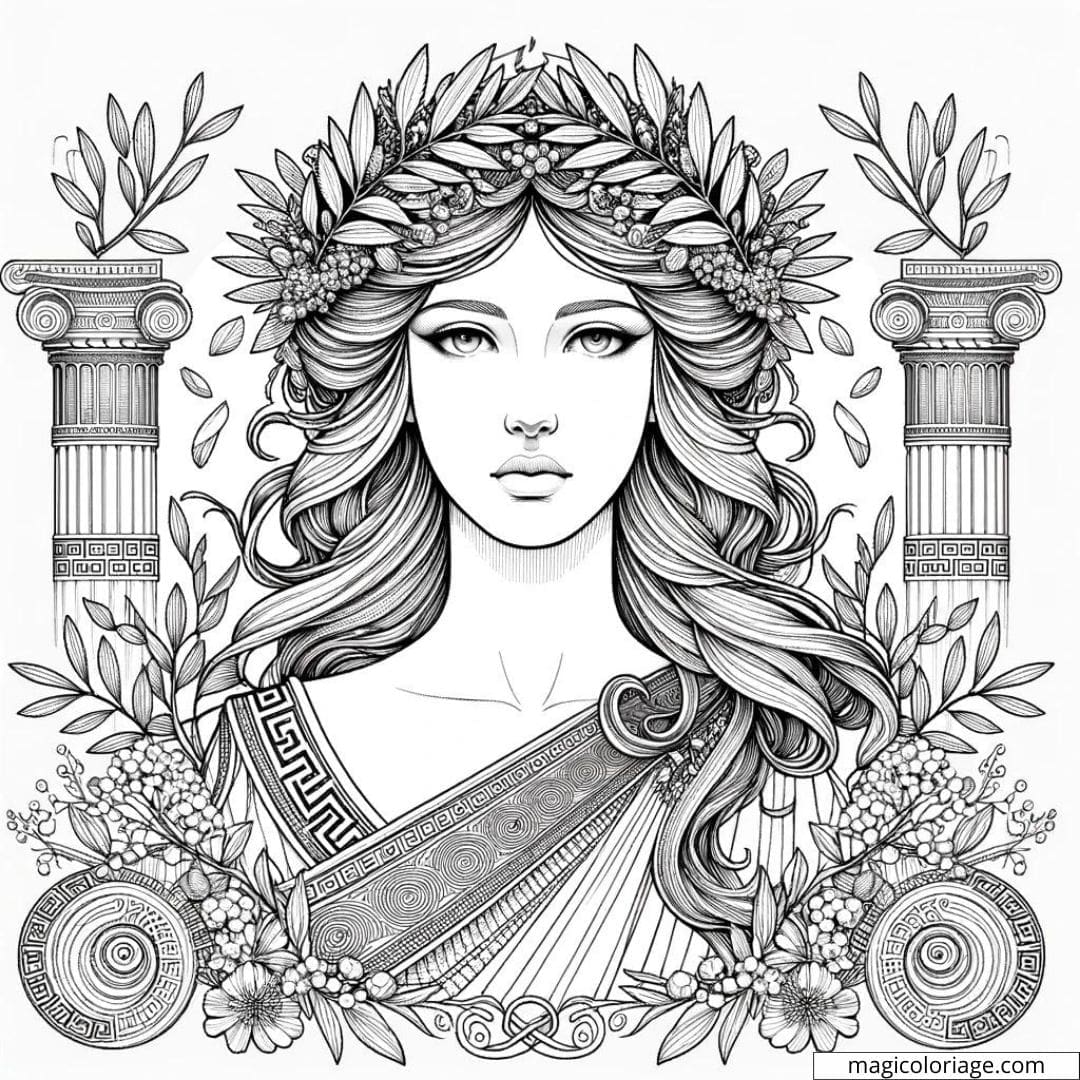 greek mythology coloring pages